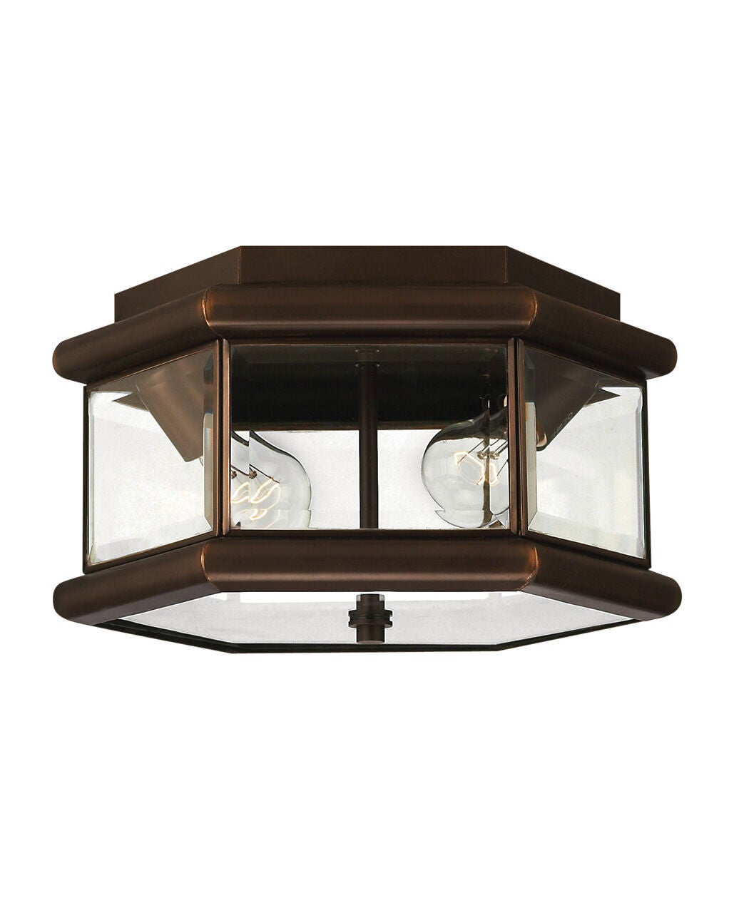 Clifton Park 2429CB - Medium Flush Mount - Copper