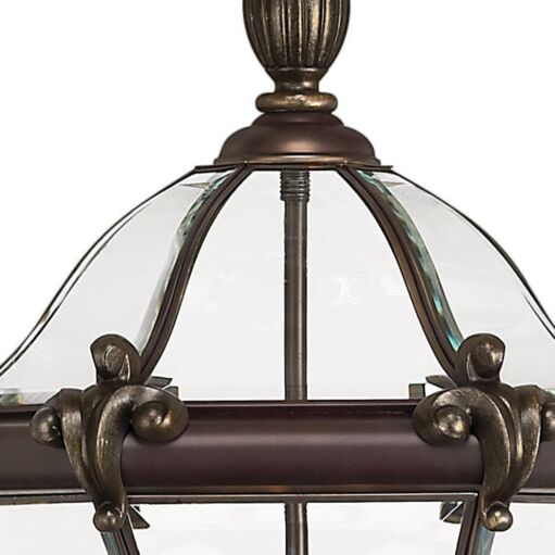 San Clemente 2441CB - Large Post Top or Pier Mount Lantern - Bronze