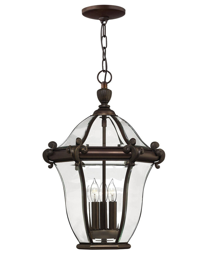 San Clemente 2442CB - Large Hanging Lantern - Bronze