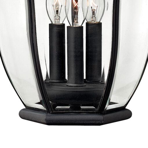 San Clemente 2442MB - Large Hanging Lantern - Black