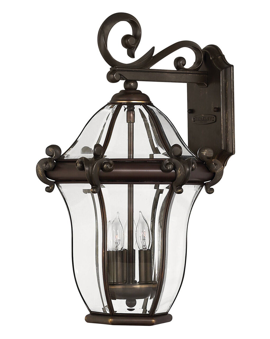 San Clemente 2444CB - Medium Wall Mount Lantern - Copper