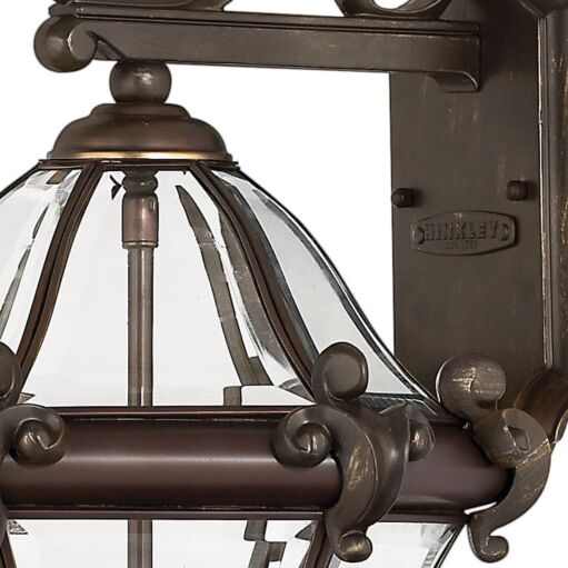 San Clemente 2444CB - Medium Wall Mount Lantern - Copper