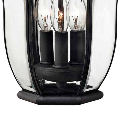 San Clemente 2444MB - Medium Wall Mount Lantern - Black