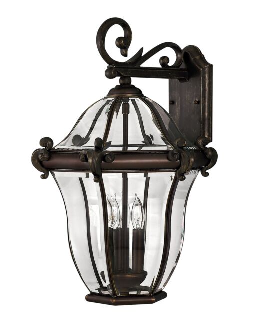 San Clemente 2445CB - Large Wall Mount Lantern - Copper