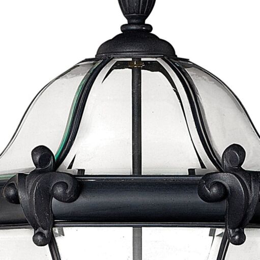 San Clemente 2447MB - Extra Large Post or Pier Mount Lantern - Black