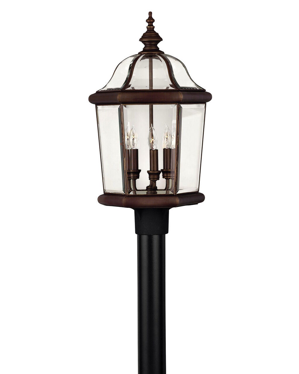 Augusta 2451CB - Large Post Top or Pier Mount Lantern - Copper