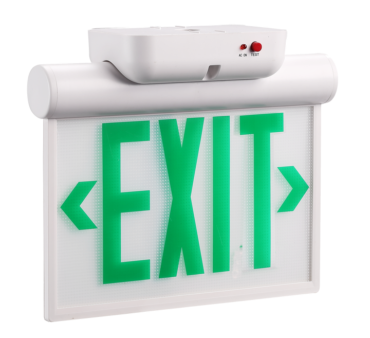 Dual Circuit LED Exit Sign - Red/Green