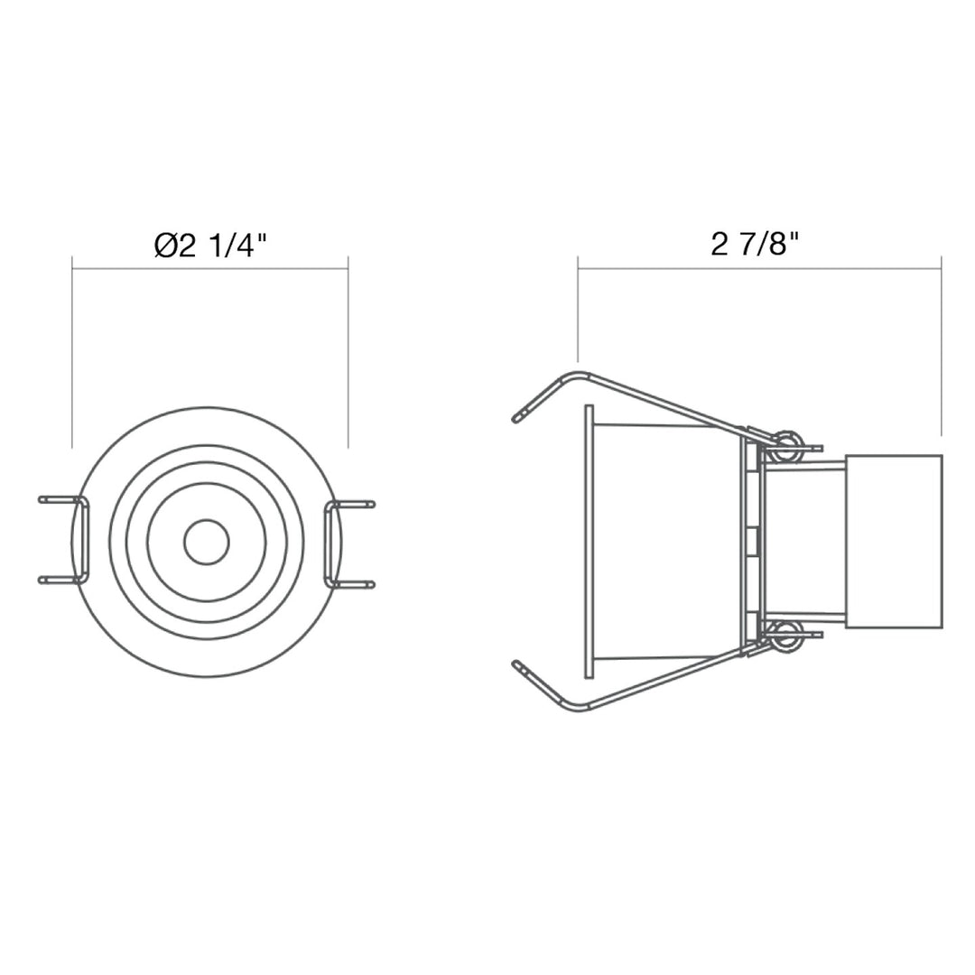 1" Low Voltage Downlight: Mini-Line