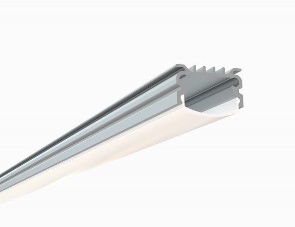 LED Channel - 967ASL - Low Profile Slimline Surface, 10 ft - Silver