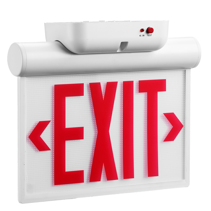 Dual Circuit LED Exit Sign - Red/Green