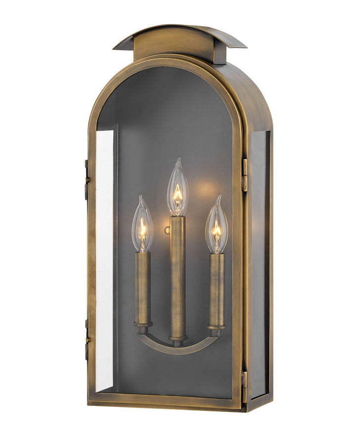 Rowley 2525LS Large Wall Mount Lantern - Gray