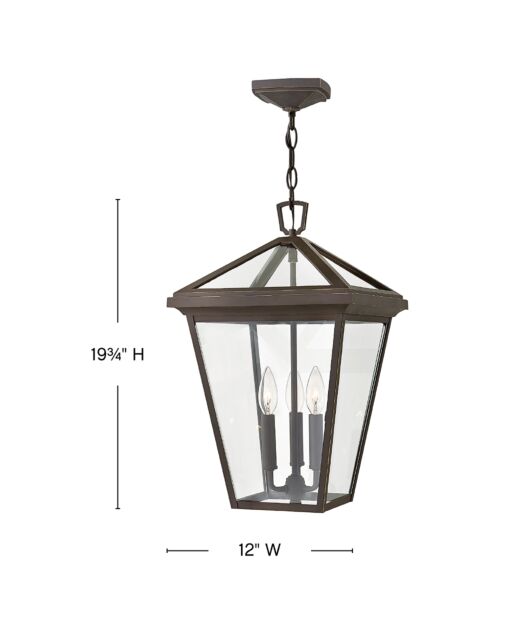 Alford Place 2562OZ - Large Hanging Lantern - Oil Rubbed Bronze