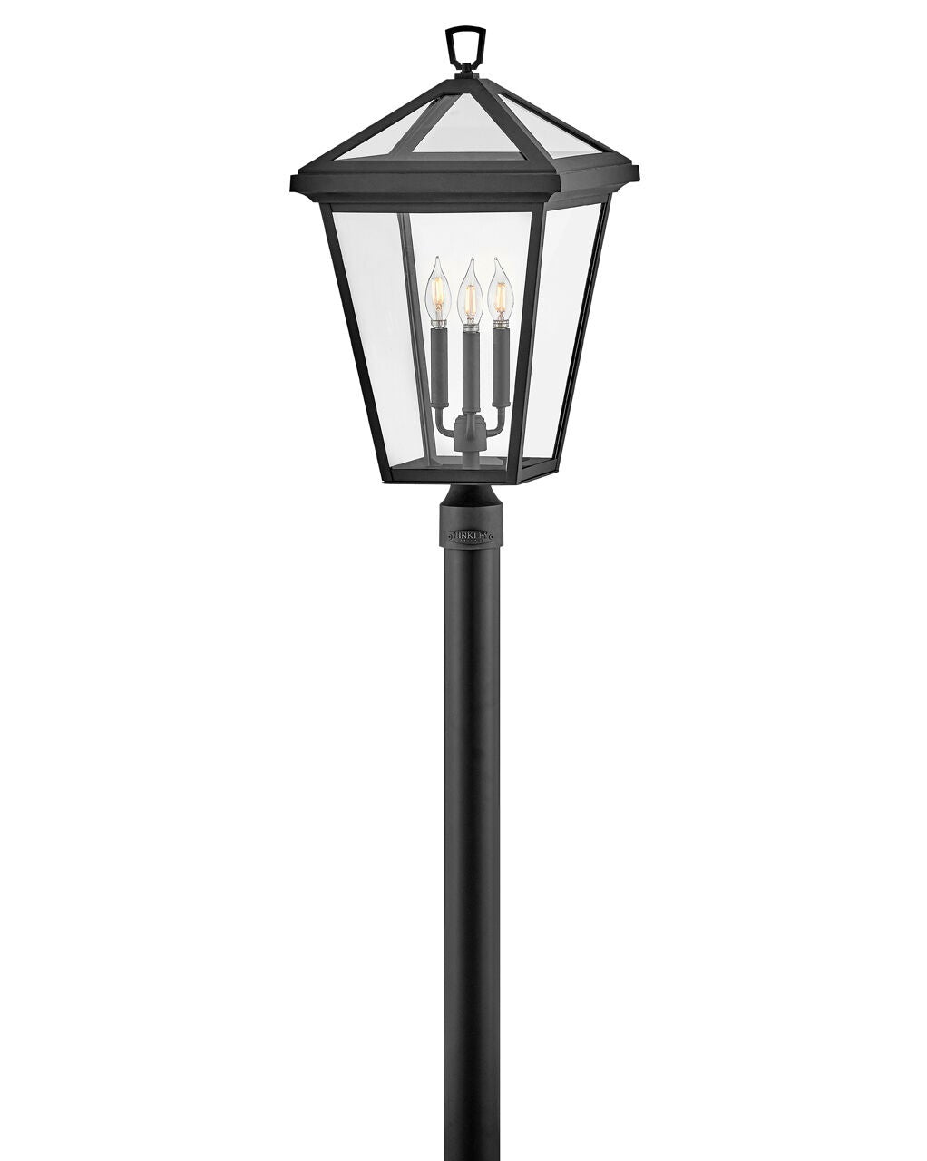 Alford Place 2563MB-LL - Large Post Top or Pier Mount Lantern - Black