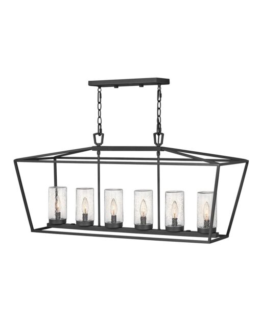 Alford Place 2569MB-LV - Medium Six Light Linear 12v - Black