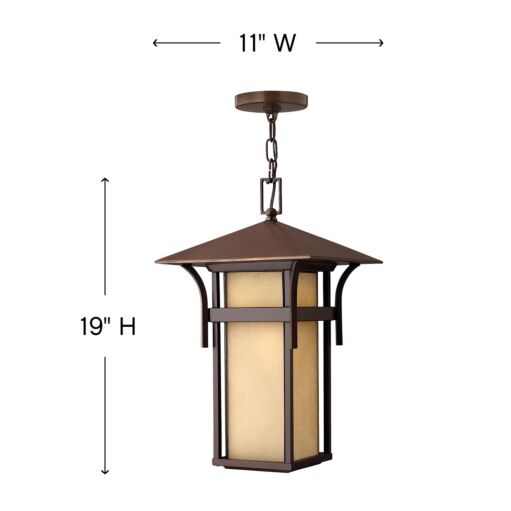 Harbor 2572AR - Large Hanging Lantern - Bronze