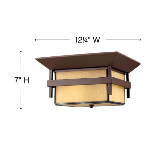 Harbor 2573AR - Medium Flush Mount - Bronze