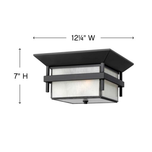 Harbor 2573SK - Medium Flush Mount - Black