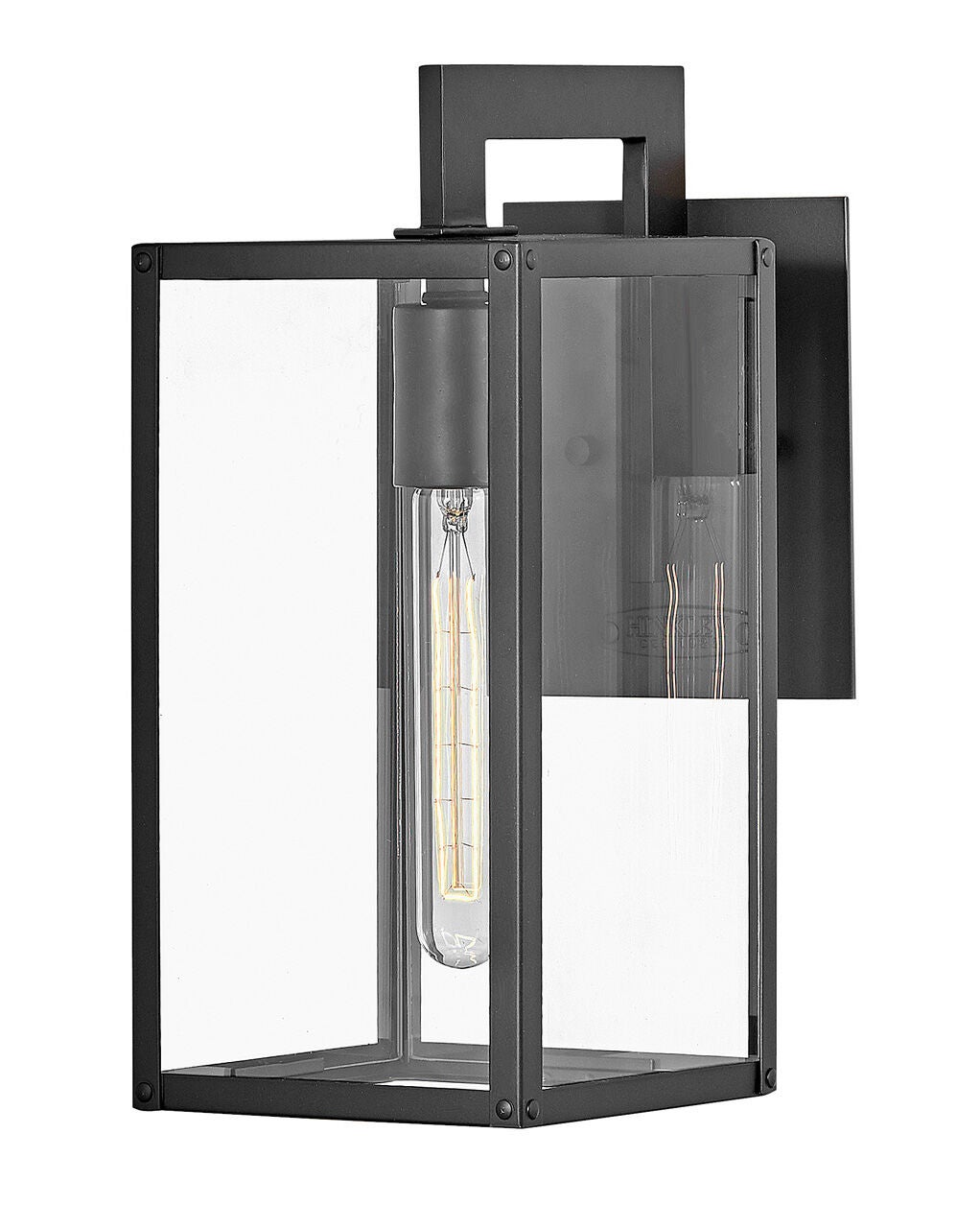 Max 2590BK-LL - Small Wall Mount Lantern - Black