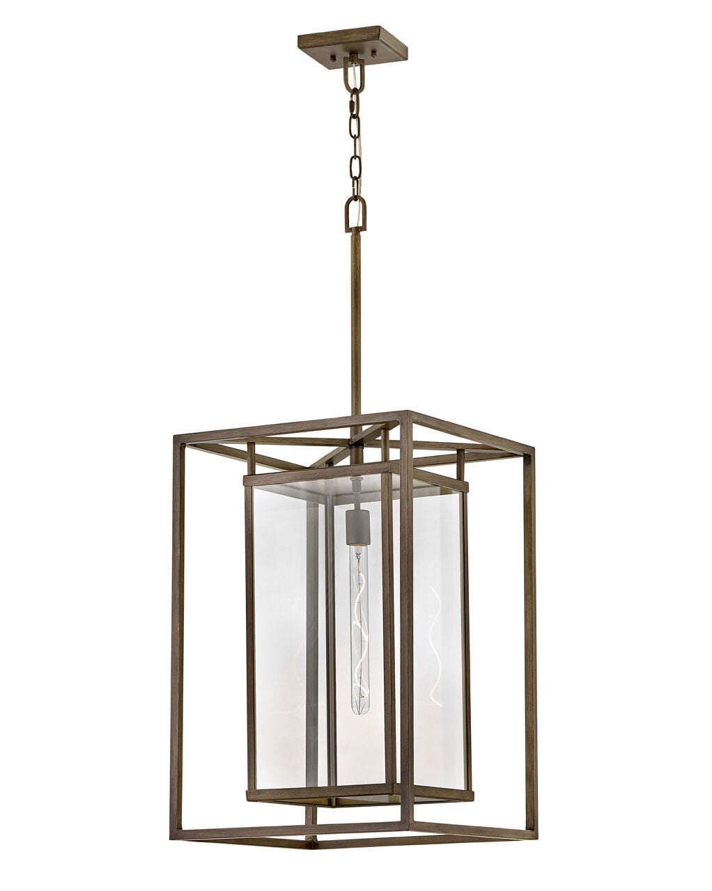 Max 2592BU-LL - Extra Large Hanging Lantern - Bronze