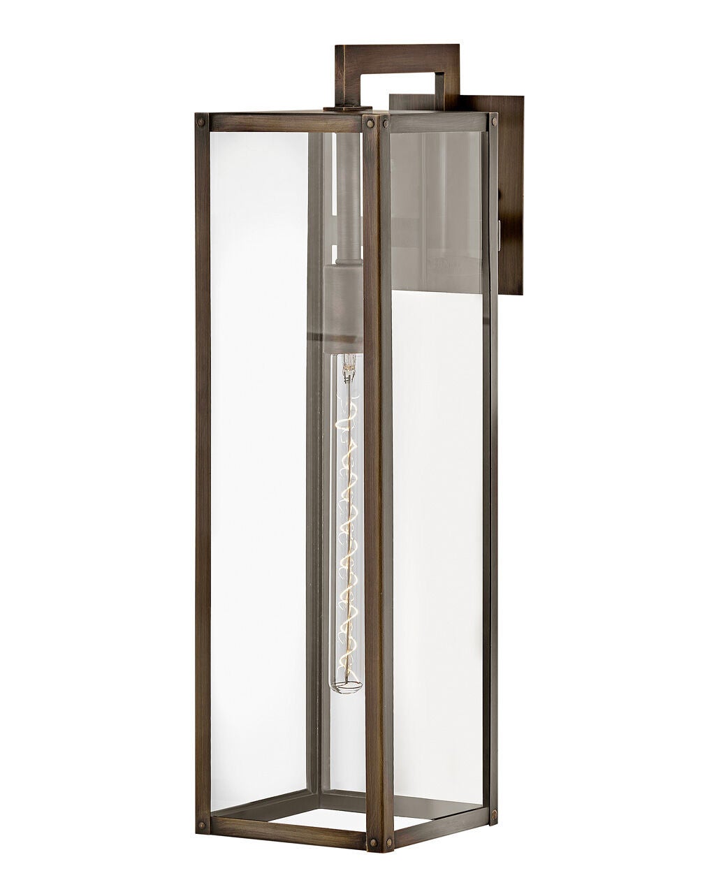 Max 2595BU - Large Wall Mount Lantern - Bronze