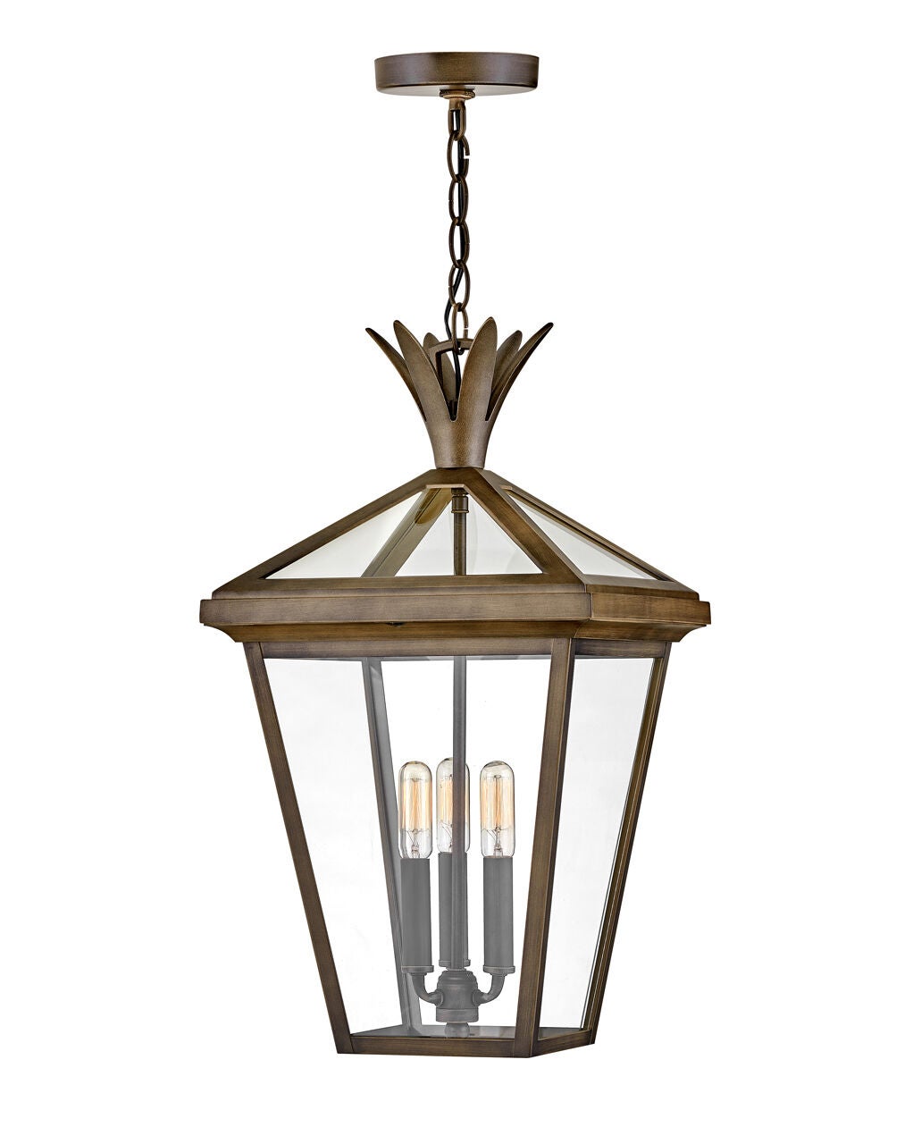 Palma 26092BU - Large Hanging Lantern - Bronze