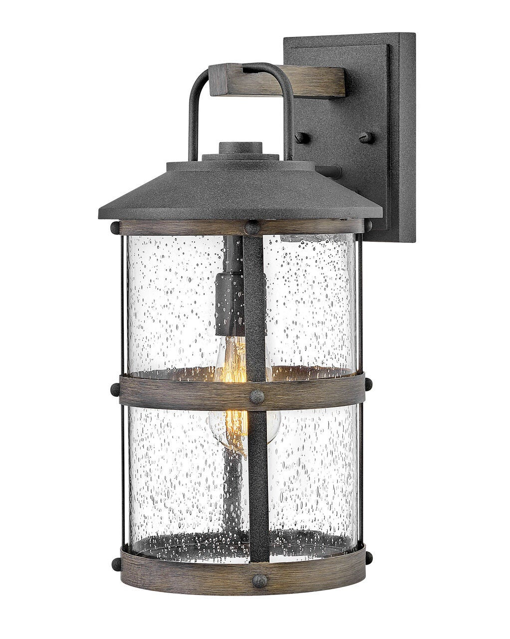 Lakehouse 2684DZ-LL - Medium Wall Mount Lantern - Grey