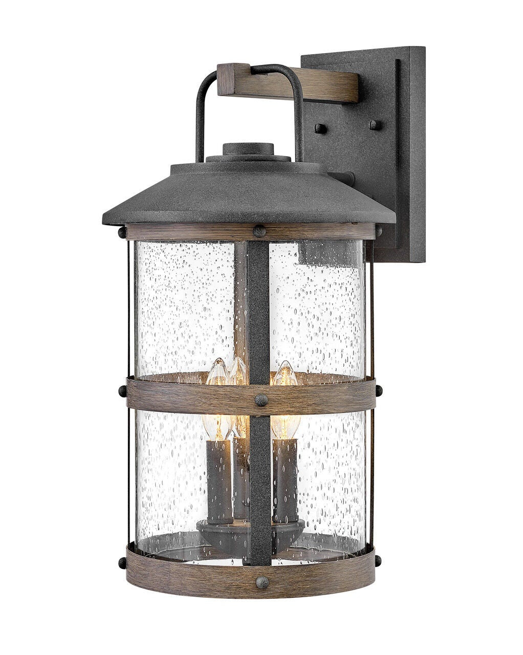 Lakehouse 2685DZ-LL - Medium Wall Mount Lantern - Grey