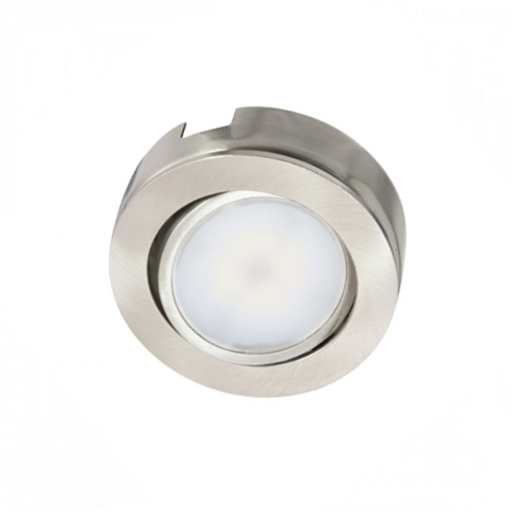 Richee Lighting - Puck Light, 4W, 6000K - Nickel