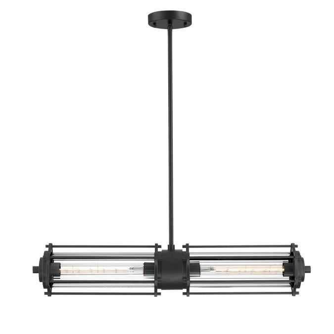 Westing House - Marlowe Two-Light, Integrated - Matte Black