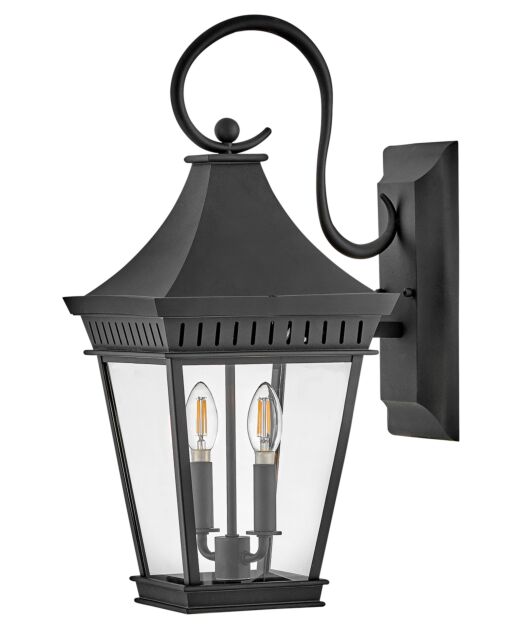 Chapel Hill 27090MB - Large Wall Mount Lantern - Black