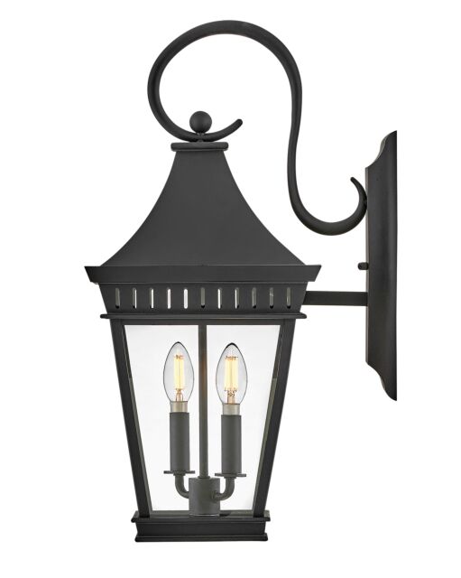 Chapel Hill 27090MB - Large Wall Mount Lantern - Black