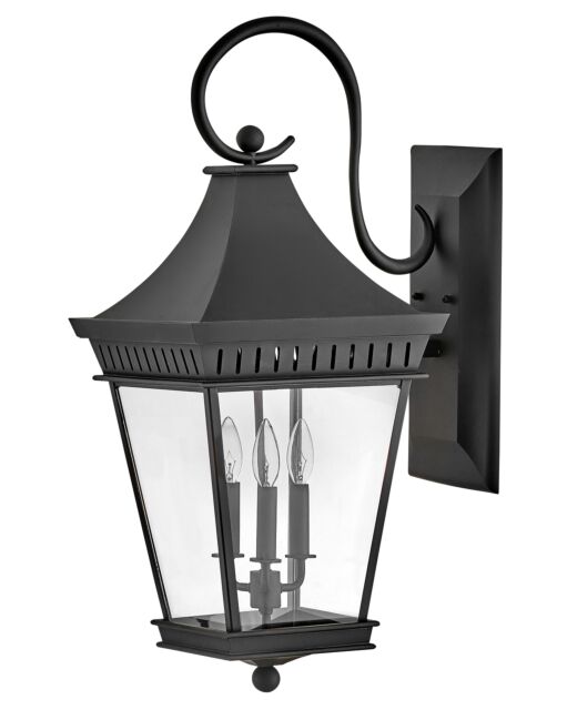 Chapel Hill 27094MB - Large Wall Mount Lantern - Black