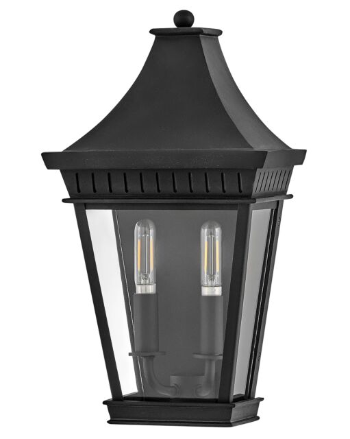 Chapel Hill 27096MB - Medium Wall Mount Lantern - Black