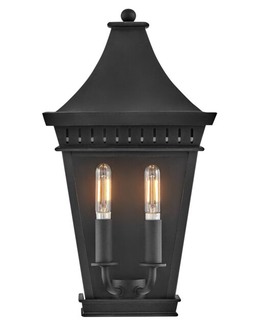 Chapel Hill 27096MB - Medium Wall Mount Lantern - Black