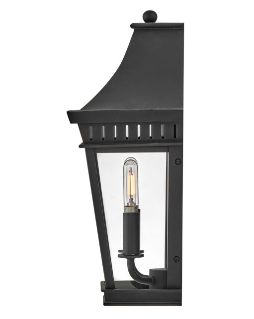 Chapel Hill 27096MB - Medium Wall Mount Lantern - Black