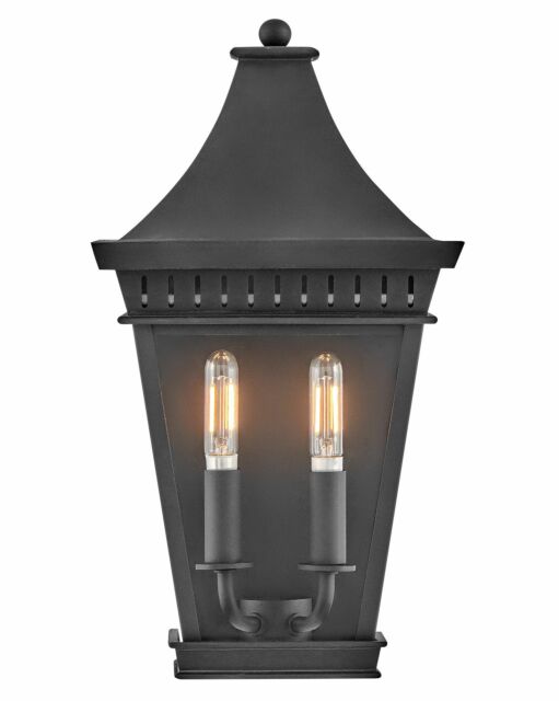 Chapel Hill 27096MB - Medium Wall Mount Lantern - Black