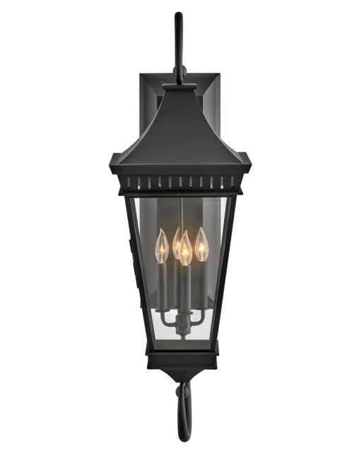 Chapel Hill 27098MB - Extra Large Wall Mount Lantern - Black