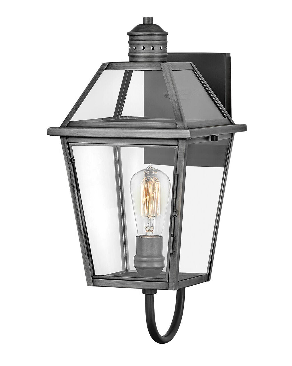 Nouvelle 2770BLB - Medium Wall Mount Lantern - Black