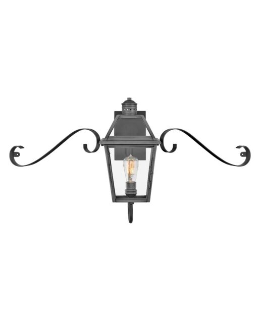 Nouvelle 2770BLB - Medium Wall Mount Lantern - Black