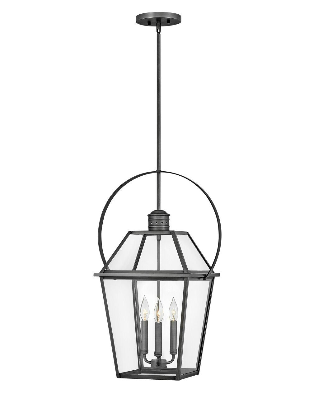 Nouvelle 2772BLB - Large Hanging Lantern - Black