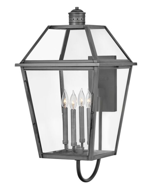 Nouvelle 2775BLB - Large Wall Mount Lantern - Black