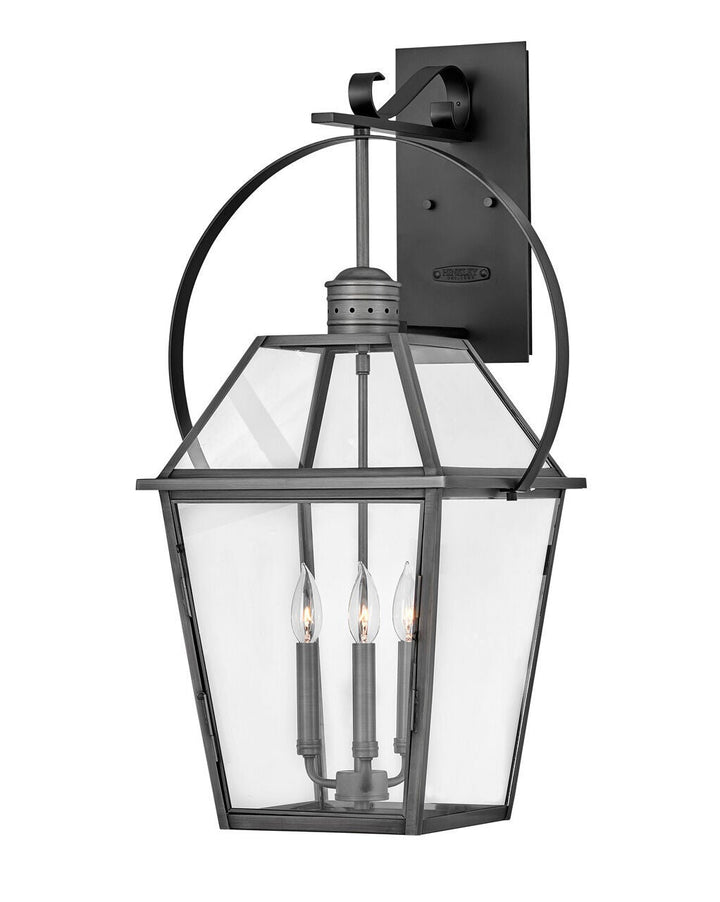 Nouvelle 2778BLB - Large Wall Mount Lantern - Black