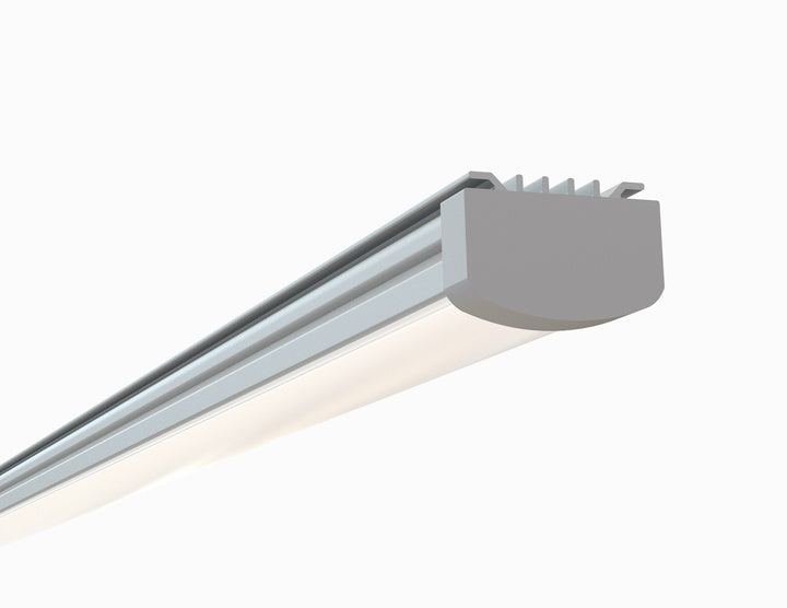 LED Channel - 967ASL - Low Profile Slimline Surface, 10 ft - Silver