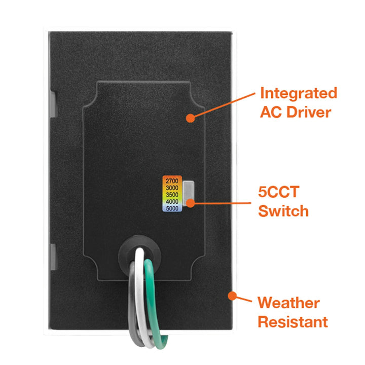 Step Light - Vertical: ARCY-Line 5-CCT Selectable 3W