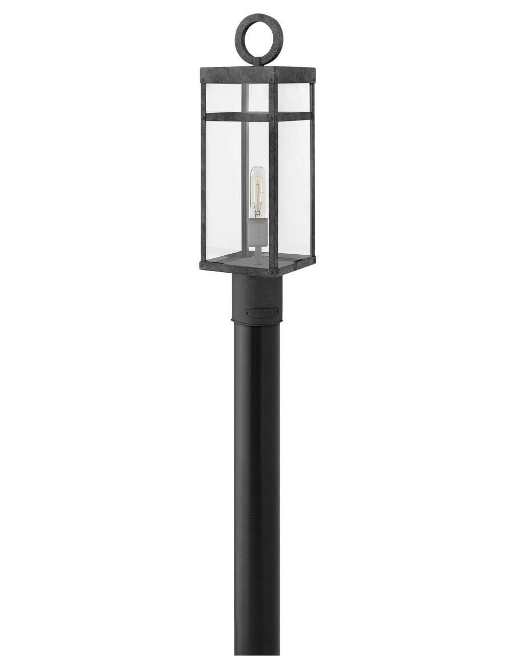 Porter 2801DZ-LL - Large Post Top or Pier Mount Lantern - Grey