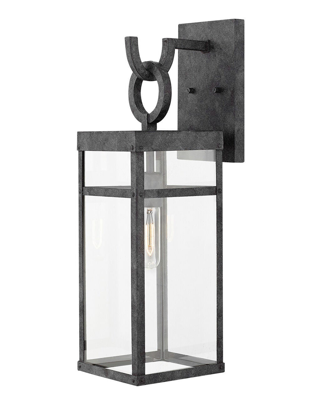 Porter 2804DZ-LL - Large Wall Mount Lantern - Grey