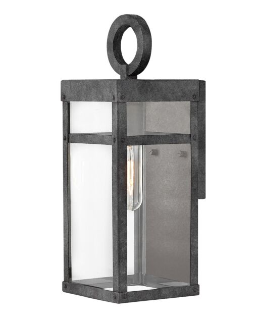 Porter 2806DZ-LL Small Wall Mount Lantern - Grey