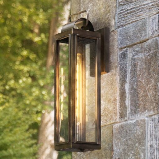 Sag Harbor 2845BU - Large Wall Mount Lantern - Bronze