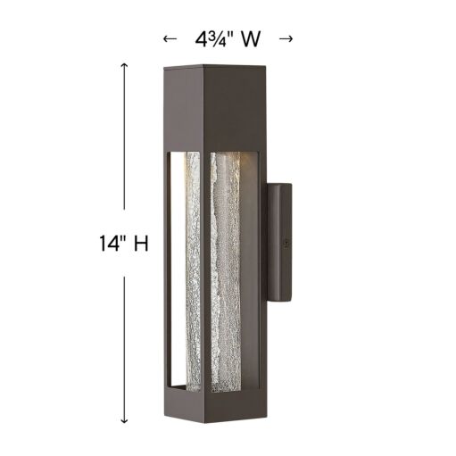 Vapor 2850BZ - Small Wall Mount Lantern - Bronze