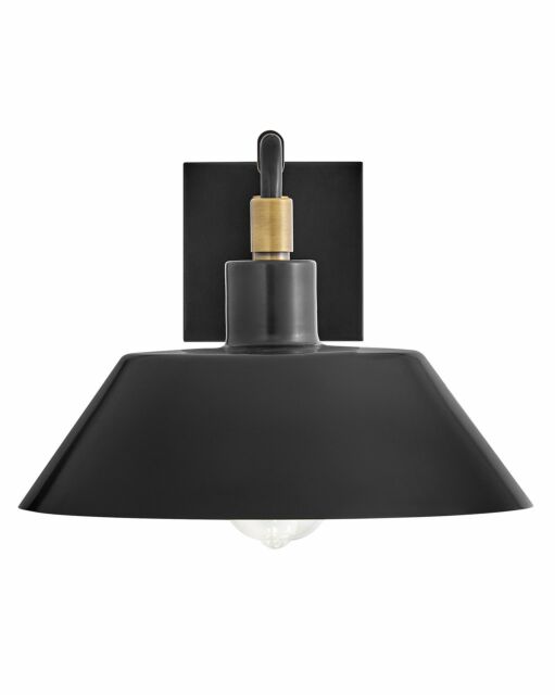 Brewster 28824BX - Medium Wall Mount Barn Light - Black